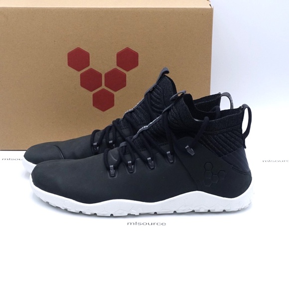 NEW Size 15 / 49 Men's VivoBarefoot Magna FG Hiking Boots 305080-05 Obsidian - Picture 1 of 8